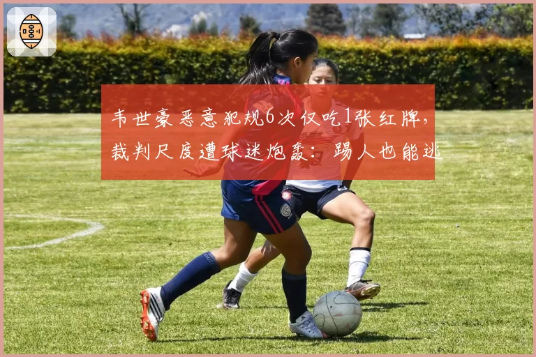 韦世豪恶意犯规6次仅吃1张红牌，裁判尺度遭球迷炮轰：踢人也能逃脱处罚？