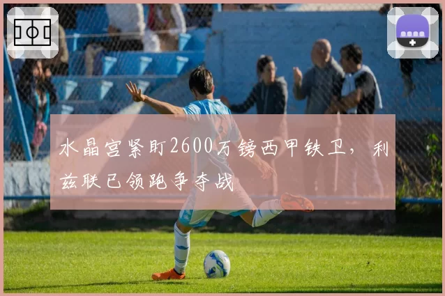 水晶宫紧盯2600万镑西甲铁卫，利兹联已领跑争夺战